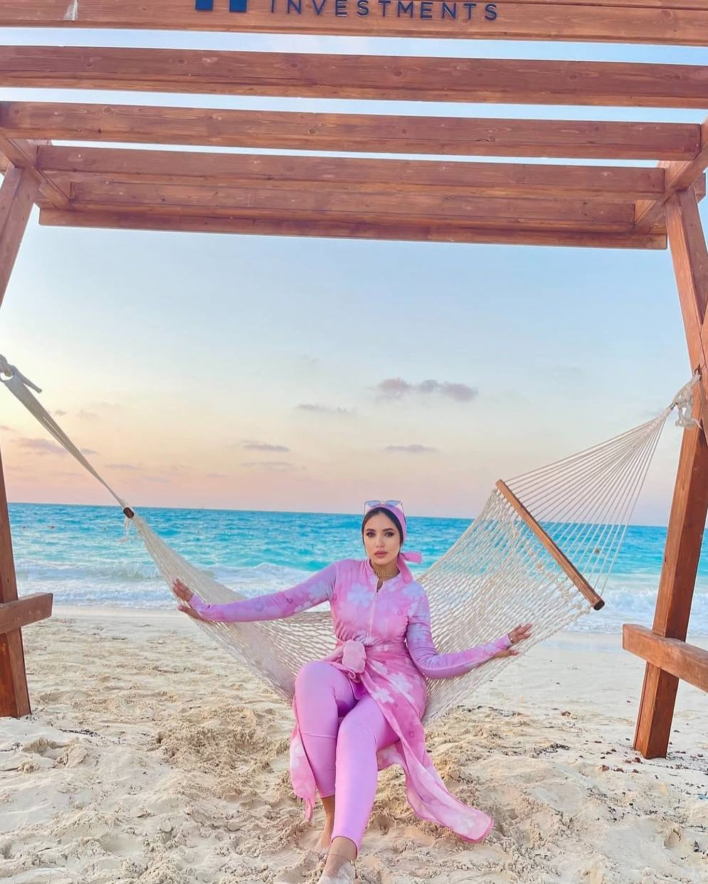 Burkini Pinky Flower