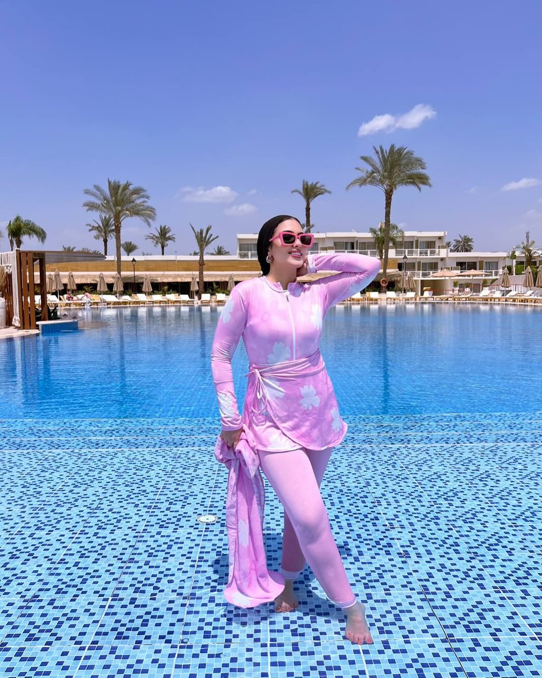 Burkini Pinky Flower