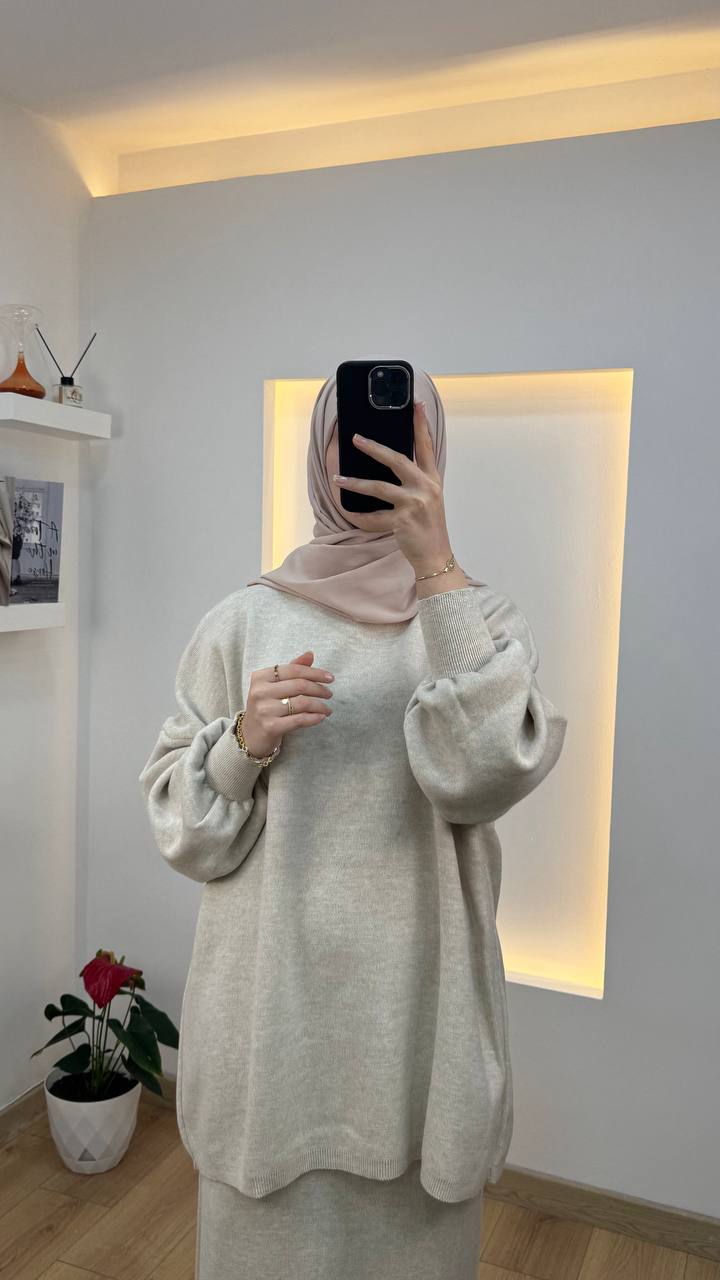 Jupe et tricot en Laine