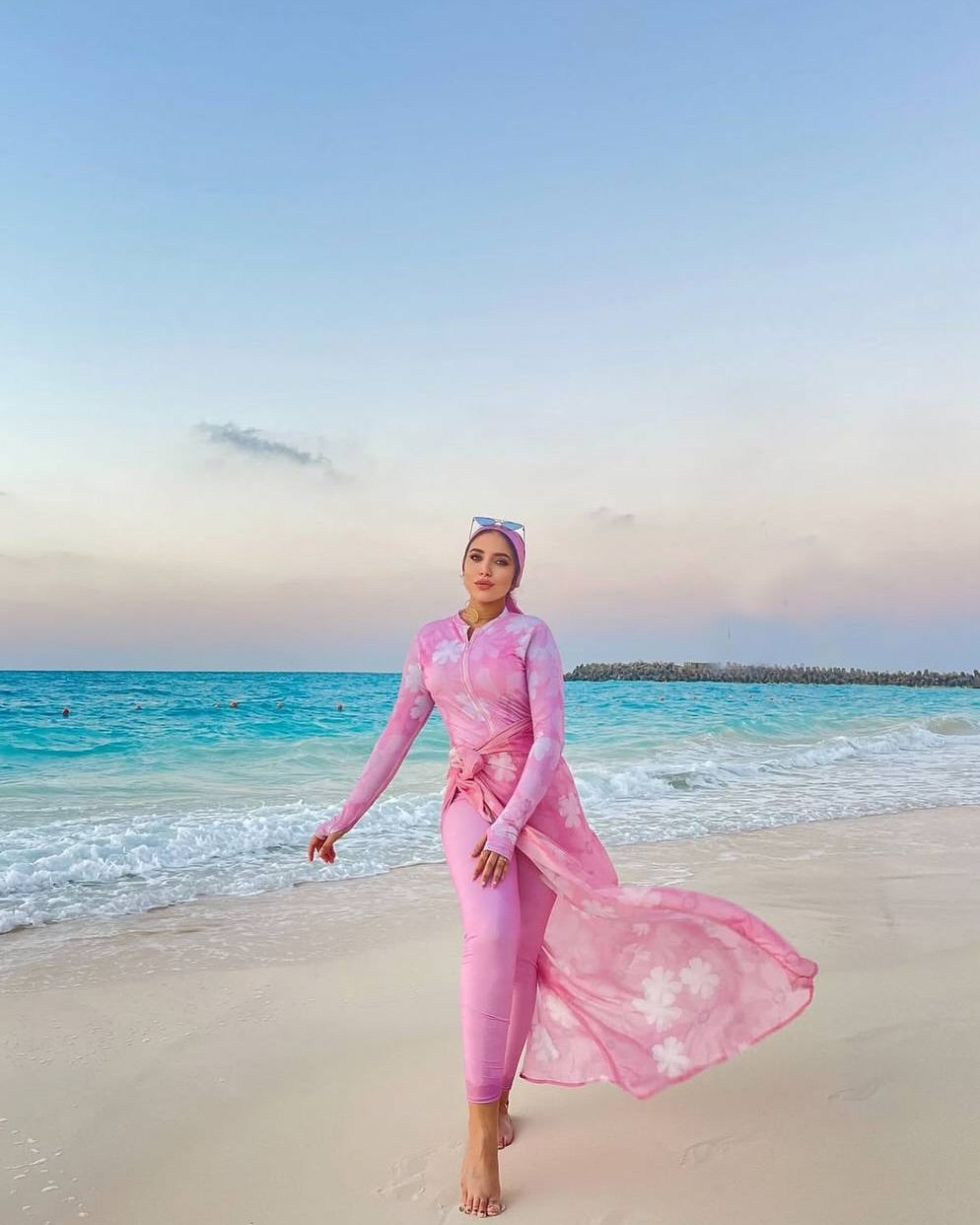 Burkini Pinky Flower