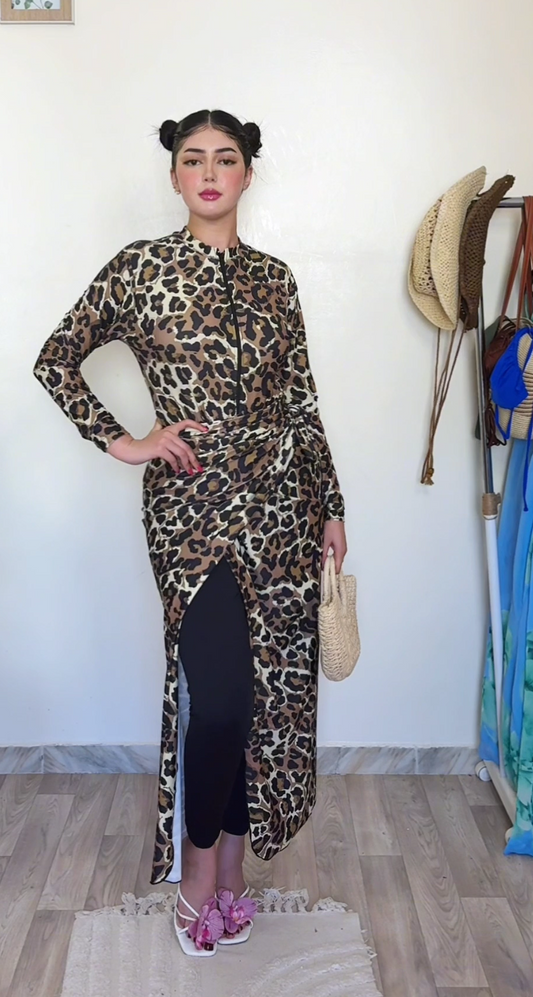 Leopard Burkini Set