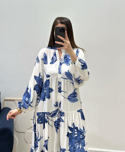 Robe Fleuri en Lin