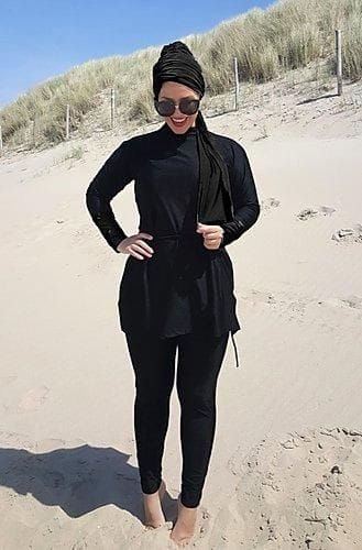 Burkini Noir Simple