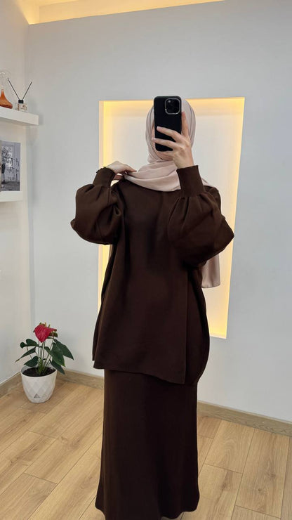 Jupe et tricot en Laine