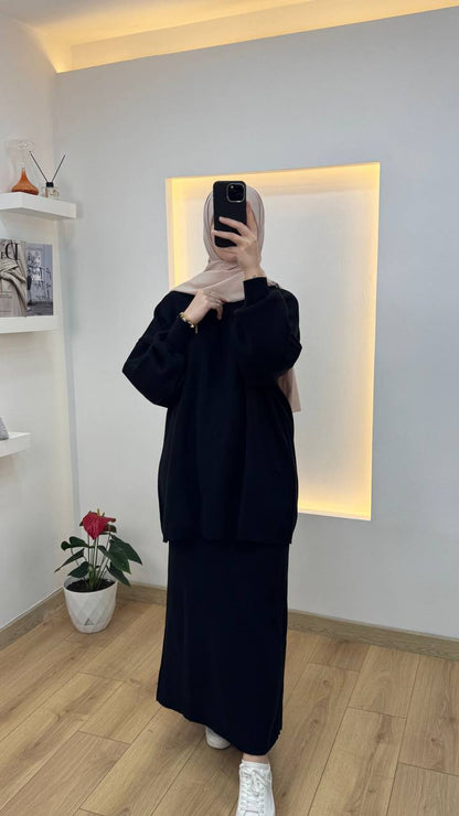 Jupe et tricot en Laine