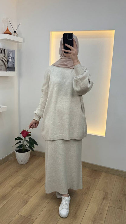 Jupe et tricot en Laine