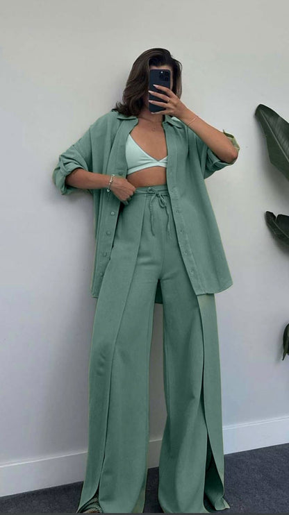 Glam Belted Suit